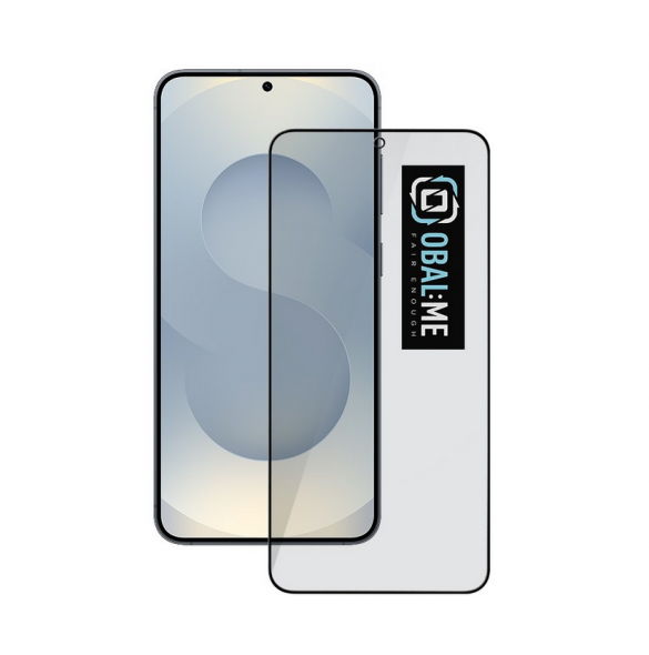 OBAL:ME Privacy 5D Glasskärmskydd för Samsung Galaxy S25+ Svart