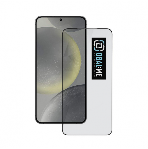 OBAL:ME 5D skärmskydd i glas för Samsung Galaxy S24+/S25+ Svart