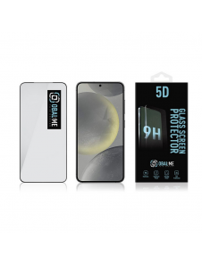 OBAL:ME 5D skärmskydd i glas för Samsung Galaxy S24/S25 Svart