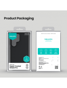 Nillkin Super Frosted PRO Bakskal till Samsung Galaxy S25 Ultra Black
