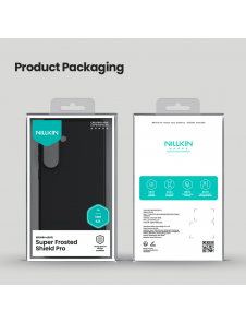 Nillkin Super Frosted PRO Bakskal till Samsung Galaxy S25 Svart