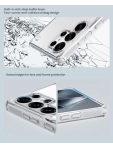 Nillkin Nature TPU PRO skal till Samsung Galaxy S25 Ultra Transparent