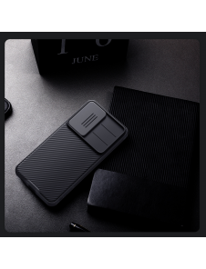 Nillkin CamShield PRO hårt fodral för Samsung Galaxy S25+ Svart