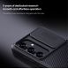 Nillkin CamShield PRO hårt fodral till Samsung Galaxy S25 Svart