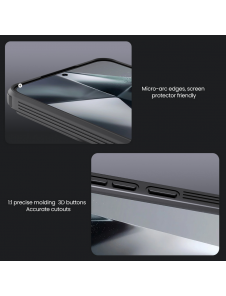 Nillkin CamShield PRO hårt fodral till Samsung Galaxy S25 Svart