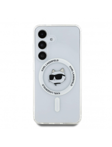 Karl Lagerfeld IML Choupette Head MagSafe Fodral till Samsung Galaxy S25+ Transparent