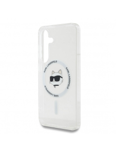 Karl Lagerfeld IML Choupette Head MagSafe Fodral till Samsung Galaxy S25+ Transparent