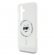 Karl Lagerfeld IML Choupette Head MagSafe Fodral till Samsung Galaxy S25+ Transparent