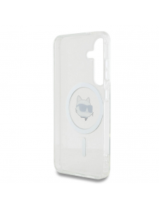 Karl Lagerfeld IML Choupette Head MagSafe Fodral till Samsung Galaxy S25+ Transparent