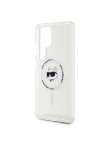 Karl Lagerfeld IML Choupette Head MagSafe Fodral till Samsung Galaxy S25 Ultra Transparent