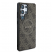 Guess PU Leather 4G Colored Ring MagSafe Fodral till Samsung Galaxy S25 Ultra Brown