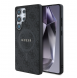 Guess PU Leather 4G Colored Ring MagSafe Fodral till Samsung Galaxy S25 Ultra Black