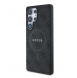 Guess PU Leather 4G Colored Ring MagSafe Fodral till Samsung Galaxy S25 Ultra Black