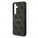 Guess PU Läder 4G Färgad Ring MagSafe Fodral till Samsung Galaxy S25 Brun
