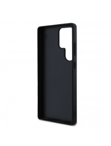 Guess PU Grained 4G metalllogofodral för Samsung Galaxy S25 Ultra Pink