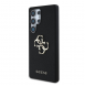 Guess PU Grained 4G metalllogofodral till Samsung Galaxy S25 Ultra Black