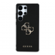 Guess PU Grained 4G metalllogofodral till Samsung Galaxy S25 Ultra Black