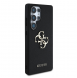 Guess PU Grained 4G metalllogofodral till Samsung Galaxy S25 Ultra Black