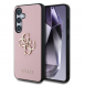 Guess PU Grained 4G metalllogofodral till Samsung Galaxy S25 Pink