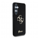 Guess PU Fixed Glitter 4G metalllogofodral för Samsung Galaxy S25+ Svart