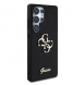 Guess PU Fixed Glitter 4G metalllogofodral till Samsung Galaxy S25 Ultra Black