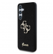 Guess PU Fixed Glitter 4G metalllogofodral till Samsung Galaxy S25 Svart