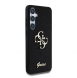 Guess PU Fixed Glitter 4G metalllogofodral till Samsung Galaxy S25 Svart
