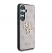 Guess PU 4G metalllogofodral för Samsung Galaxy S25+ Rosa