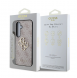 Guess PU 4G metalllogofodral för Samsung Galaxy S25+ Rosa