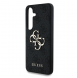 Guess PU 4G metalllogofodral för Samsung Galaxy S25+ Grå