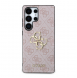 Guess PU 4G metalllogofodral till Samsung Galaxy S25 Ultra Pink