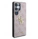 Guess PU 4G metalllogofodral till Samsung Galaxy S25 Ultra Pink
