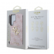 Guess PU 4G metalllogofodral till Samsung Galaxy S25 Ultra Pink
