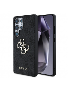 Guess PU 4G metalllogofodral till Samsung Galaxy S25 Ultra Grey
