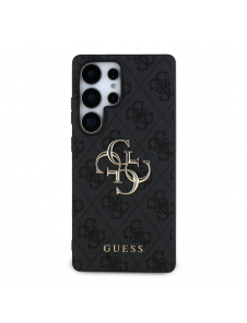 Guess PU 4G metalllogofodral till Samsung Galaxy S25 Ultra Grey