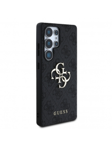 Guess PU 4G metalllogofodral till Samsung Galaxy S25 Ultra Grey