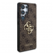 Guess PU 4G metalllogofodral för Samsung Galaxy S25 Ultra Brown