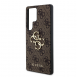 Guess PU 4G metalllogofodral för Samsung Galaxy S25 Ultra Brown