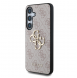 Guess PU 4G metalllogofodral till Samsung Galaxy S25 Rosa