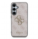 Guess PU 4G metalllogofodral till Samsung Galaxy S25 Rosa