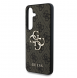 Guess PU 4G metalllogofodral till Samsung Galaxy S25 Brun