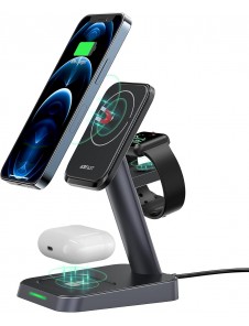 Acefast Qi trådlös laddare 15W för iPhone (med MagSafe)