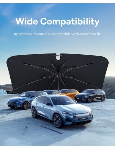 Baseus CoolRide BS-SN013 Paraplysolskydd - Svart