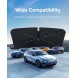 Baseus CoolRide BS-SN013 Paraplysolskydd - Svart