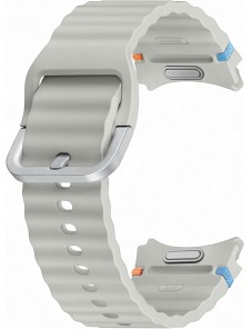 Samsung Sport Band (S/M) ET-SNL30SSE för Galaxy Watch7 | Klockarmband, Sportarmband Elastiskt, Silver