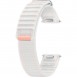 Samsung Fabric Band (Slim, S/M) ET-SVL30SWEG för Galaxy Watch7 | Klockarmband, tygrem, kardborreknäppning, hög, vit