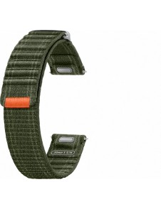 Samsung Fabric Band (Slim, S/M) ET-SVL30SKEG för Galaxy Watch7 | Klockarmband, tygrem, kardborreknäppning, hög, grön