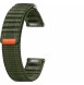 Samsung Fabric Band (Slim, S/M) ET-SVL30SKEG för Galaxy Watch7 | Klockarmband, tygrem, kardborreknäppning, hög, grön