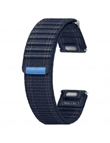 Samsung tygband (Medium, M/L) ET-SVL31LNEG för Galaxy Watch7 | Klockarmband, tygrem, kardborreknäppning, hög, marinblå