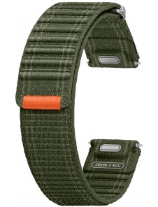 Samsung tygband (Medium, M/L) ET-SVL31LKEG för Galaxy Watch7 | Klockarmband, tygrem, kardborreknäppning, hög, grön